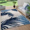 World Rug Gallery Tropical Floral Indoor/Outdoor Area Rug - 2 of 4