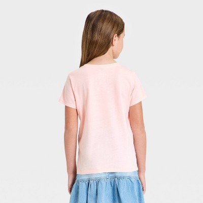 Toy Story Girls' Disney Toy Story "Toy-Riffic Summer" Short Sleeve Graphic T-Shirt - Peach Orange M — фото 3