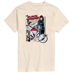 Men's - Marvel - Black Widow Panels Short Sleeve Graphic T-Shirt - 1 of 4