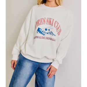 Women's Apres Ski Club Crewneck - LE LIS - 1 of 4