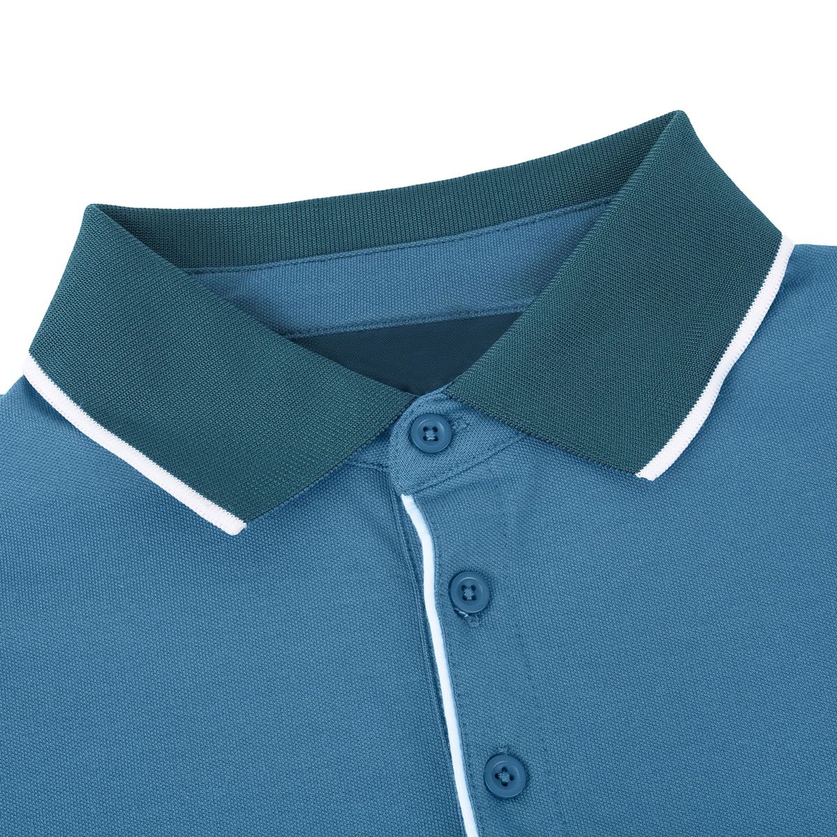 Mio Marino Men's Classic-Fit Cotton-Blend Pique Polo Shirt with Contrast Collar - thumbnail 5