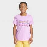 Boys' Short Sleeve 'Game Over' Graphic T-Shirt - Cat & Jack™ Purple 