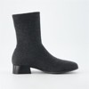 CUSHIONAIRE Women's Russel Knit Ankle Boots – Block Heel Sock Boots, Memory Foam, Wide Widths Available - 4 of 4