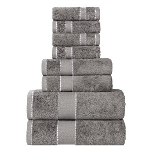 Cotton Heavyweight Ultra-Plush Luxury Towel Set by Blue Nile Mills - 1 of 4