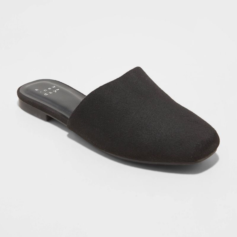 Women's Thea Mule Flats with Memory Foam Insole - A New Day™, 1 of 6