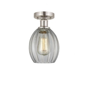 Eaton - 1 Light Semi-Flush Mount In Industrial Style-10.75 Inches Tall and 6 Inches Wide - 1 of 1