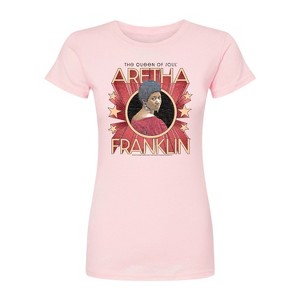 Women's - Aretha Franklin - The Queen of Soul Fitted Graphic T-Shirt - 1 of 2
