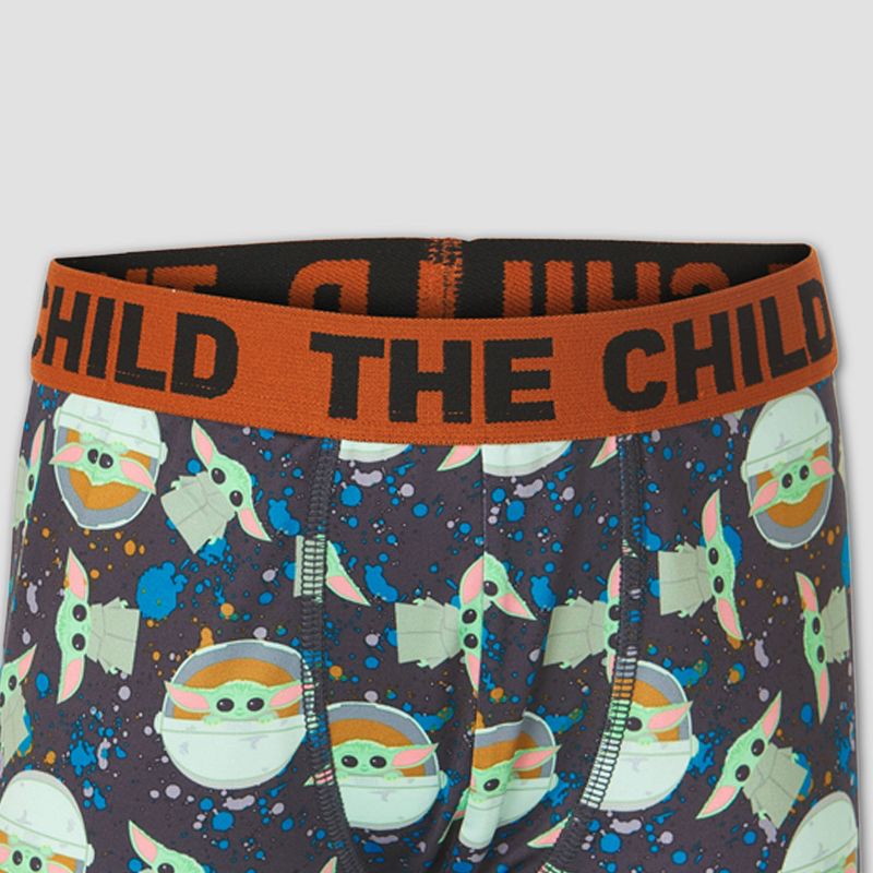 Boys' Star Wars Baby Yoda 4pk Underwear, 5 of 5