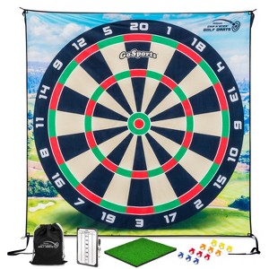 GoSports Golf Darts Chipping Game with Chip N' Stick Golf Balls - Giant 6 ft Size- Green - 1 of 4