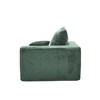 NicBex Couches for Living Room 2-Seat Combination Sofa Exquisite Fabric Comfortable Flexible and Changeable Sofa Couch with Pillows, Emerald - 3 of 4