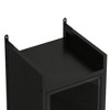 NicBex 3/4-Tier Glass Door Bathroom Cabinet with 4/5-tier Storage,Modern Bathroom Floor Cabinet,Freestanding Storage Cabinet for Bath/Living - 4 of 4