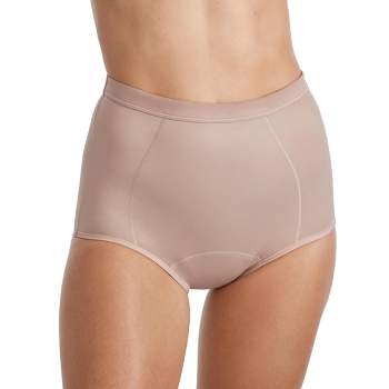 Bali Women's Tummy Panel Firm Control Brief 2-pack - X710 Xl Jacquard Nude  : Target