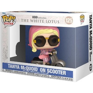 Funko POP Rides: The White Lotus - Tanya McQuoid on Scooter Vinyl Figure #125 #81205 - 1 of 4