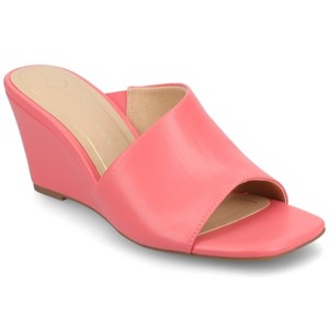 Journee Women's Clementine Wedge Sandals - 1 of 4