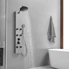 BWE 6-Jet Rainfall Shower Tower Shower Panel System with Waterfall Shower Head and Shower Wand - 3 of 4