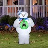 Gemmy Airblown Inflatable Stay Puft w/Pumpkin Ghostbusters, 3.5 ft Tall, Multicolored - 2 of 4