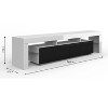 Homlando TV Stand Panama 75” Cabinet – Modern TV Stand with Storage for Bedroom - 2 of 4
