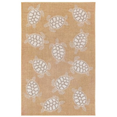 Liora Manne Carmel  Indoor/Outdoor Rug  Sand..