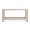 NicBex Modern 2-Tier Narrow Console Table with Wood Veneer,Minimalist Entryway Table for Study,Hallway,Living Room - 3 of 4