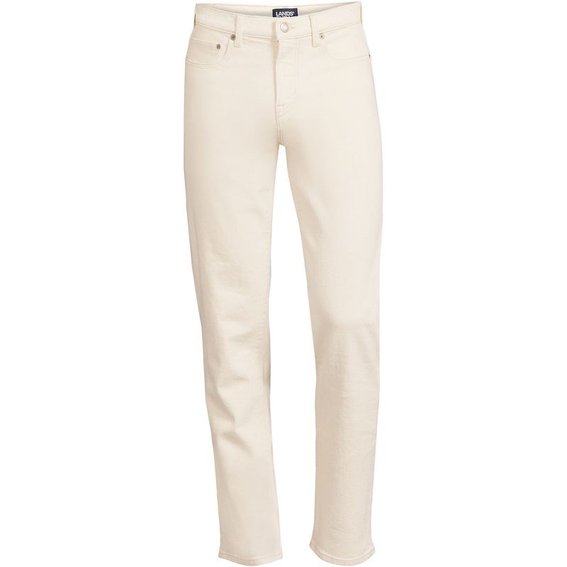 Lands' End Men's Recover 5 Pocket Traditional Fit Comfort Waist Denim Jeans, 3 of 5
