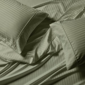 Twin XL Good Weight 100% Cotton Sateen Sheet Set - Deep Pockets (16 inches) - 1 of 4