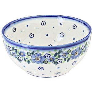 Blue Rose Polish Pottery M02 Galia Cereal/Soup Bowl - 1 of 1