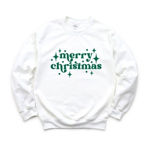 Simply Sage Market Whimsical Merry Christmas Sweatshirt - 1 of 4