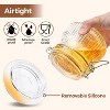 17oz glass minimalist kitchen jars with lids, suitable for jarring food, pickles, spices, 6-pack - 4 of 4