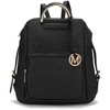 MKF Collection Torra Milan “M” Signature Trendy Spacious Backpack by Mia K - 2 of 4