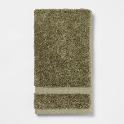 Total Fresh Antimicrobial Hand Towel Olive Green Threshold Target