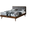 PAGED Storage Bed Queen Size Upholstered Platform Bed with 2-Drawers, Tufted Headboard, Easy Assembly, Noise Free - 2 of 4