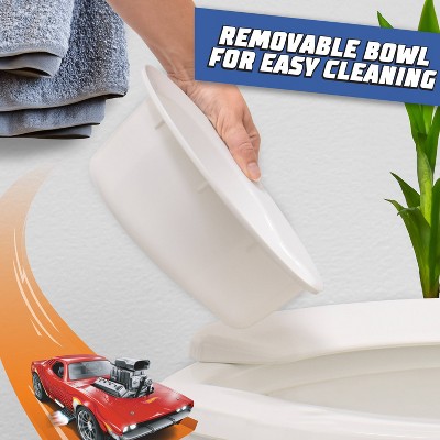 Hot Wheels Blue Race Car Potty Training Toilet with Detachable Seat