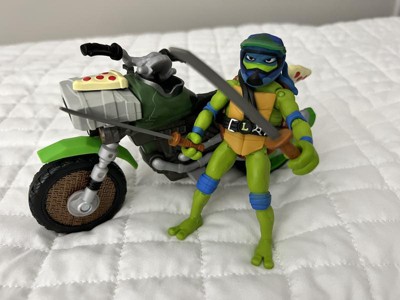 Teenage Mutant Ninja Turtles: Mutant Mayhem Ninja Kick Cycle With Leonardo  Action Figure : Target