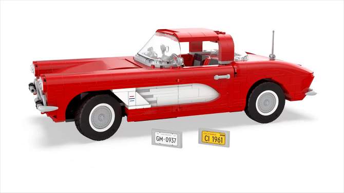 LEGO Icons Corvette Classic Car Model Building Kit 10321, 2 of 11, play video
