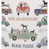 2pk Cotton Designer Beach Bums Kitchen Potholders - MU Kitchen: Hot Pads & Oven Mitts, Classic Stripe Pattern, 13"x7" - 2 of 3