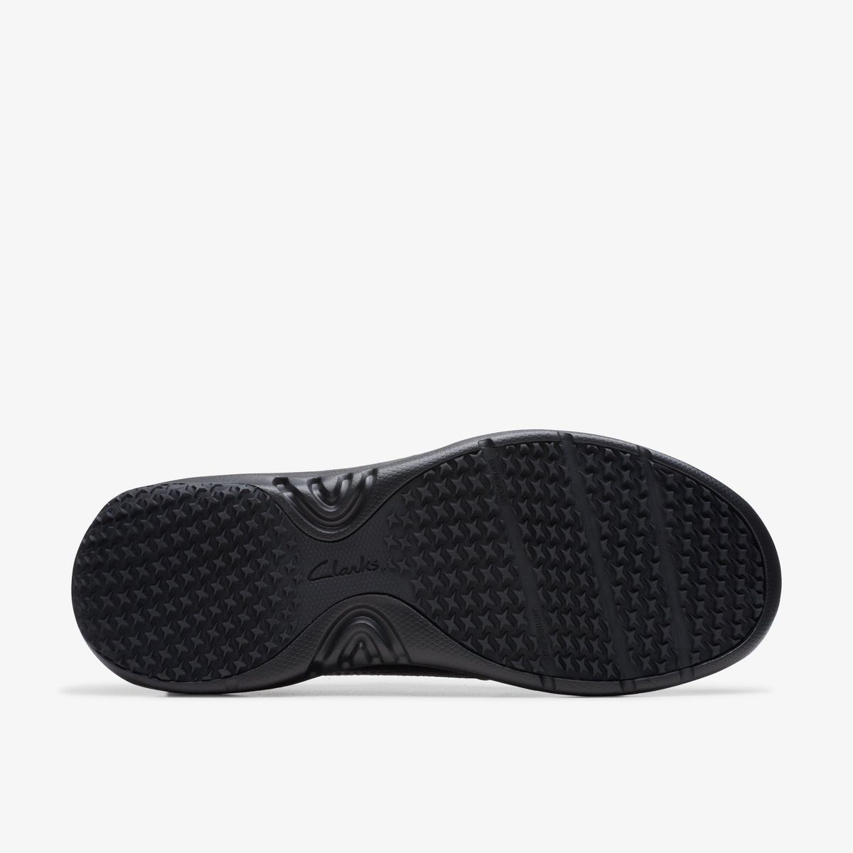 Clarks Mens Clarks Pro Step Black Leather Shoes - thumbnail 6