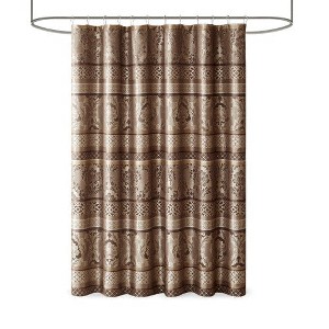LunaLulinlk Jacquard Shower Curtain - 1 of 4