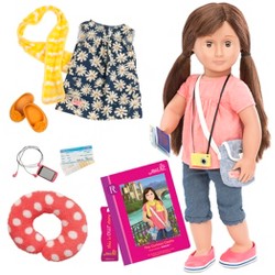 Our Generation Wooden Wardrobe Closet For 18 Dolls Target