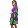 Riviera Sun Womens Short Caftan Dress with African Dashiki Print - 2 of 3