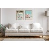 Kate & Laurel All Things Decor 18"x24" Sylvie Pink Van Giraffe Beach Art - 4 of 4