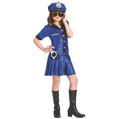 Fun World Girls' Police Dress Costume