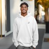 Dalix Ghost Embroidery Relaxed Hoodie Soft Fleece Sweatshirt Drawcord Fit Lounge Mens - 3 of 4
