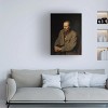 Trademark Fine Art -Vasily Perov 'Portrait Of Fedor Dostoyevsky' Canvas Art - 2 of 4