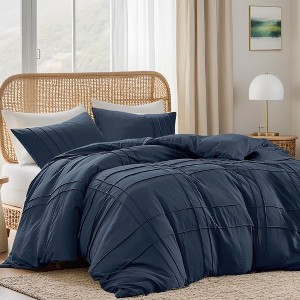 BAGOKIE 2/3-Piece Bedding Set Duvet Cover with Pillow Shams - 1 of 4