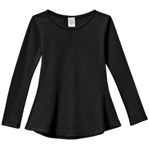 City Threads USA-Made Thermal Girls Soft & Cozy Long Sleeve Tunic - 1 of 2
