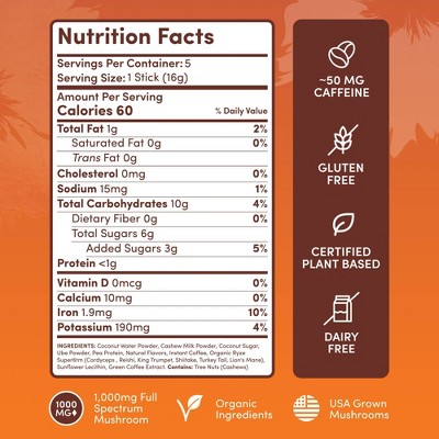 RYZE Ube Latte Mushroom Instant Coffee - 5ct