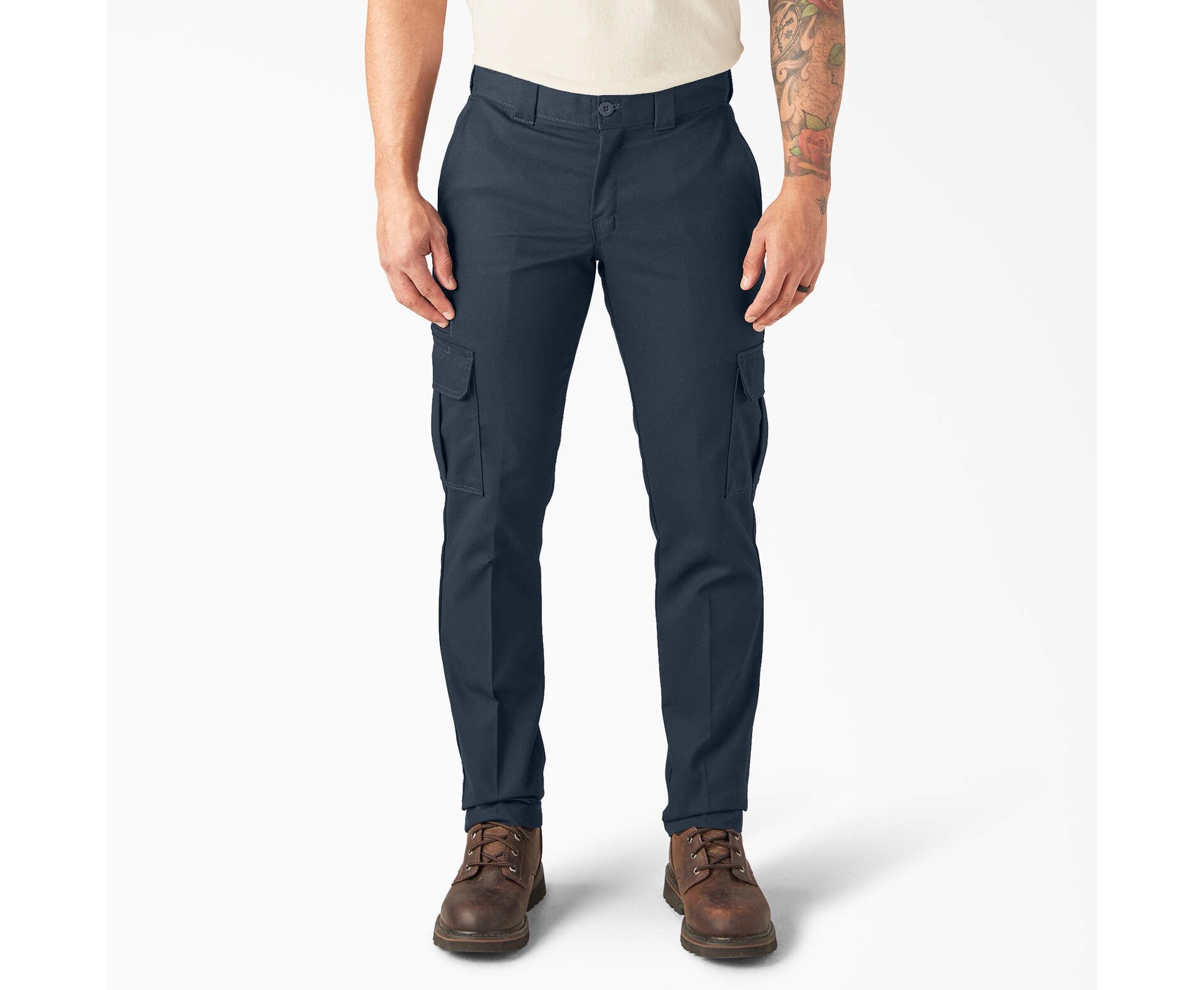 Dickies FLEX Slim Fit Cargo Pants, Dark Navy (DN), ,36 30