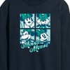 Men's - Disney - Plaid Minnie Mouse Long Sleeve Graphic T-Shirt - 2 of 4