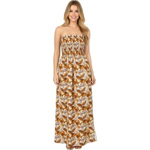 strapless brown dresses Petal and Pup Women's Kayt Strapless Dress