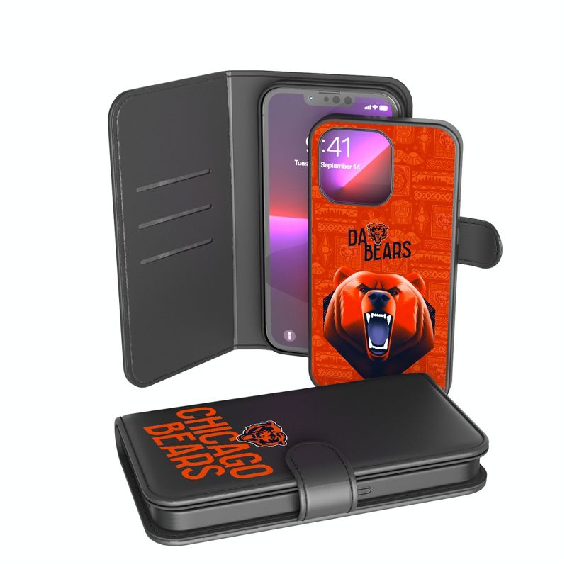 Keyscaper Chicago Bears 2024 Illustrated Limited Edition Wallet Phone Case, 1 of 2